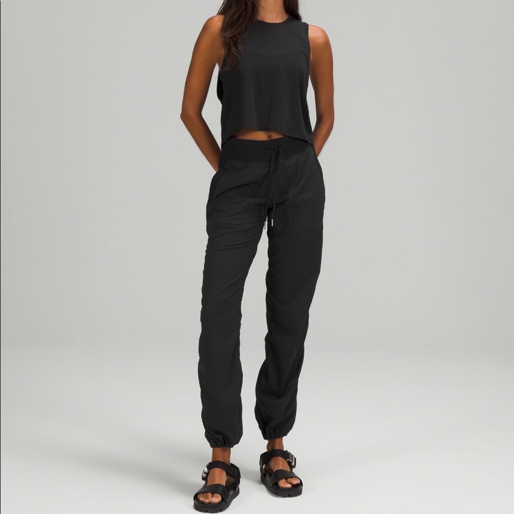 3 pairs of lululemon dance studio mid rise pants.  size 6.